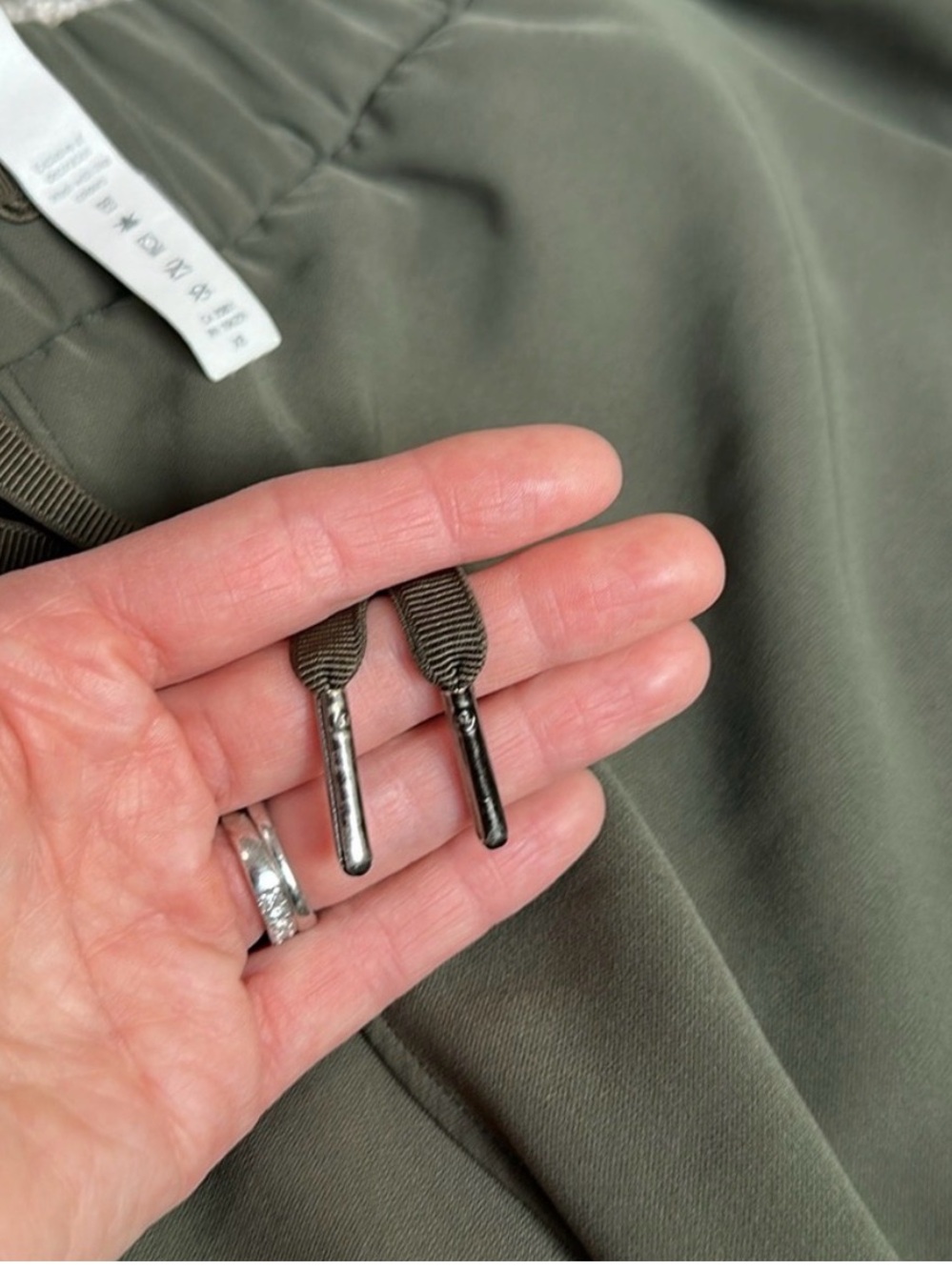 lululemon athletica “On the Fly” Olive Joggers, crisp tag, athleisure, track - Picture 8 of 14
